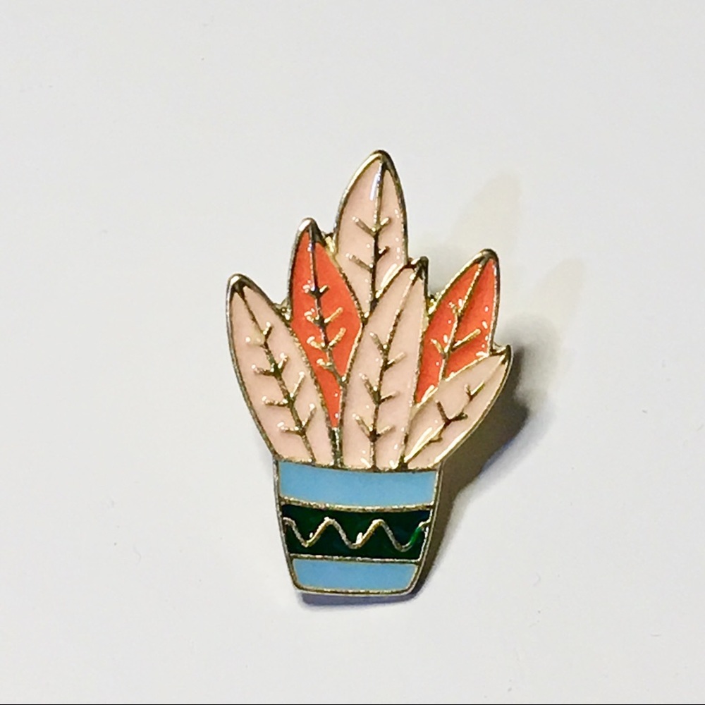 3 Pcs Cactus Brooch Set - Picture 2 of 4